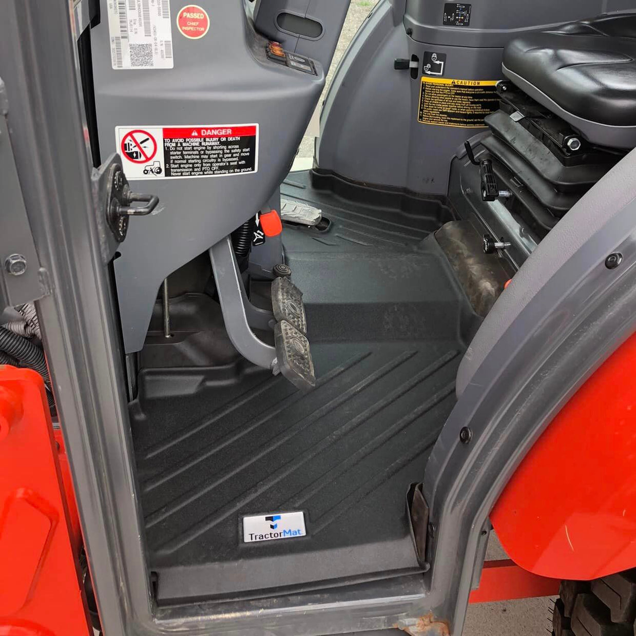 Kubota LSeries HST Tractor Floor Mats by TractorMat —