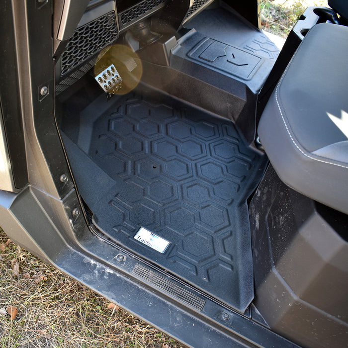 Polaris Ranger 1500 Front Floor Mat Installed