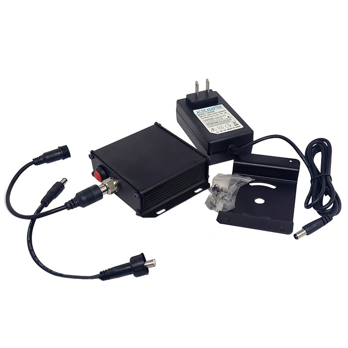 Portable Weatherproof Rechargeable Battery (10 hr) with Bracket (Ideal for trailers & RV's)