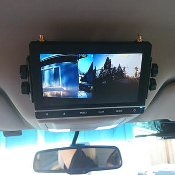 2nd GEN 9" Quad Screen Digital Wireless LCD with DVR (no cameras)