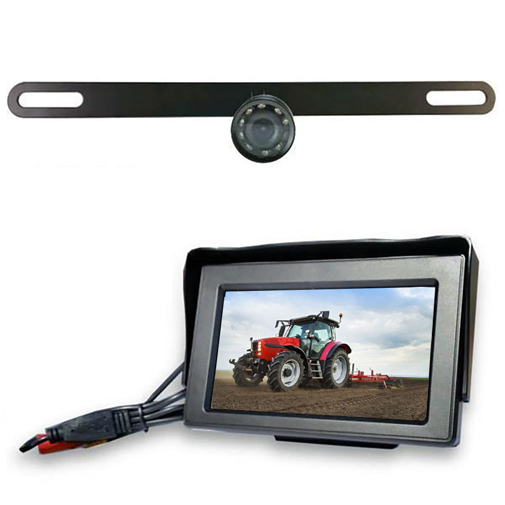 Wireless License Plate Camera with 4.3