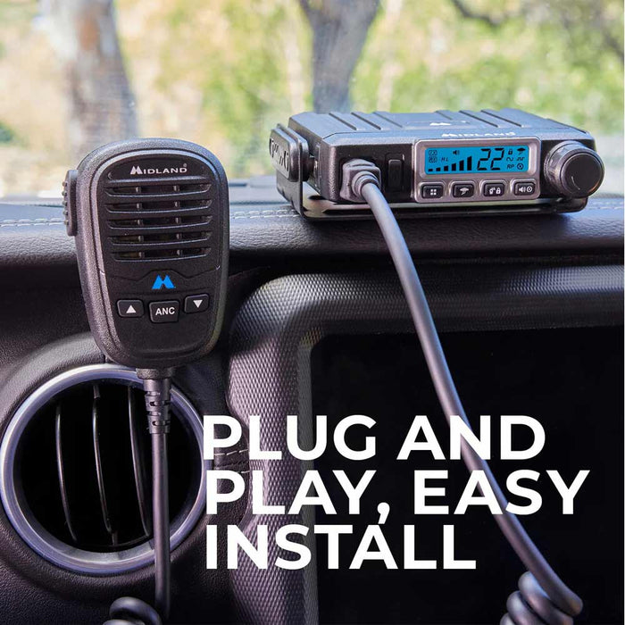 MicroMobile GMRS Two-Way Radio 15 Channels 15W USB-C With Bundle MXT115VP3