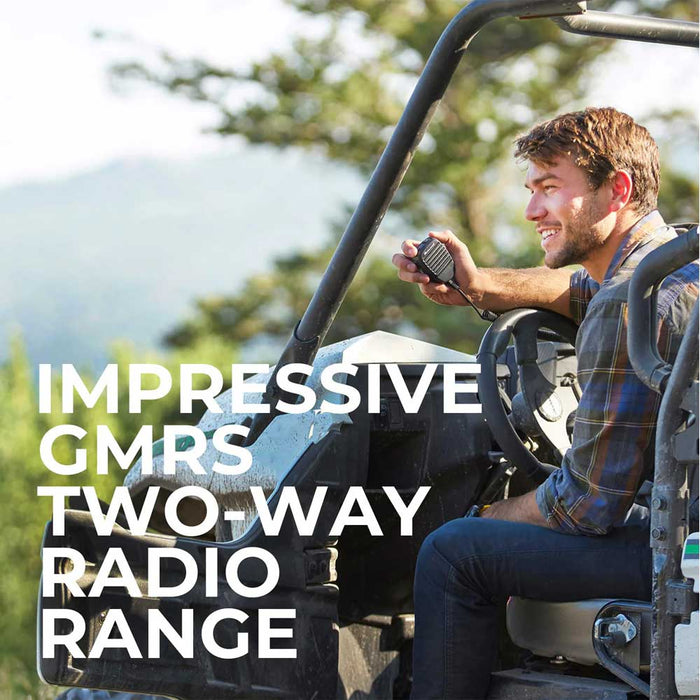 MicroMobile GMRS Two-Way Radio 15 Channels 15W USB-C With Bundle MXT115VP3
