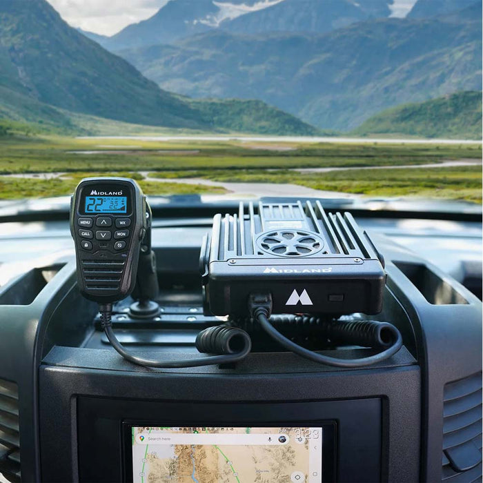 MicroMobile GMRS Two-Way Radio 50W With USB-C Integrated Control Mic MXT575