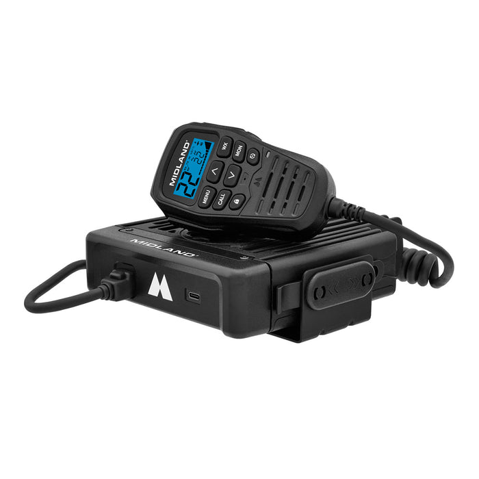 MicroMobile GMRS Two-Way Radio 50W With USB-C Integrated Control Mic MXT575