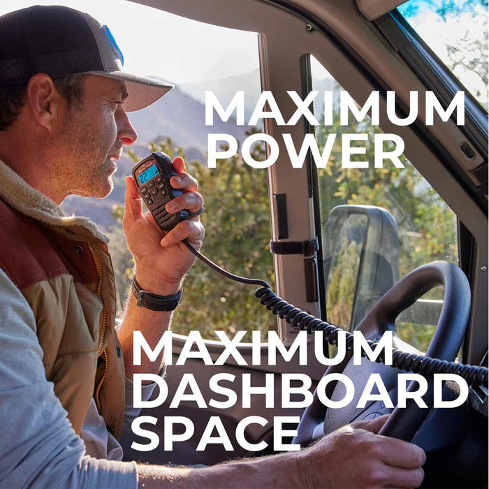 MicroMobile GMRS Two-Way Radio 50W With USB-C Integrated Control Mic MXT575