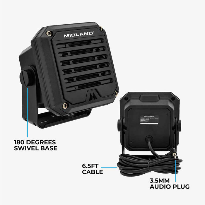 External Speaker for GMRS and Two-Way Radios SPK100