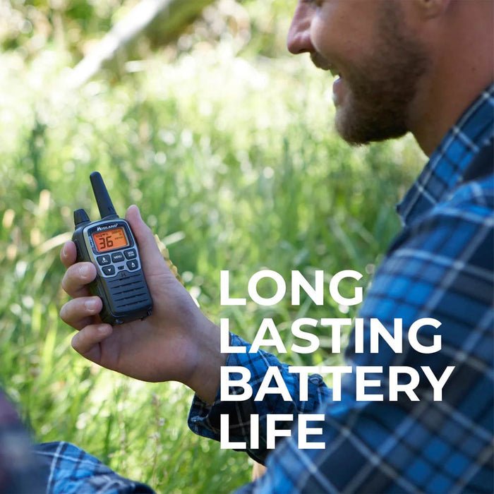 FRS Walkie Talkie 36 Channels 38 Mile Range With USB-C T71VP3