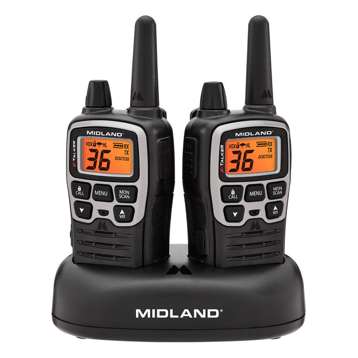 FRS Walkie Talkie 36 Channels 38 Mile Range With USB-C T71VP3