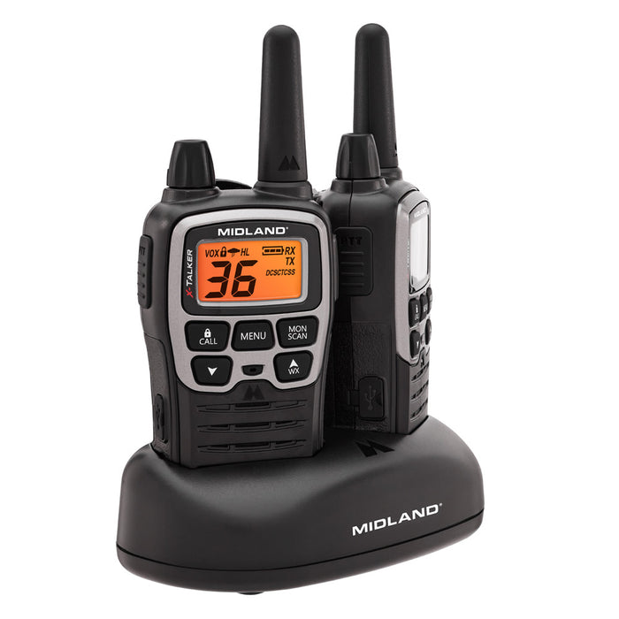 FRS Walkie Talkie 36 Channels 38 Mile Range With USB-C T71VP3