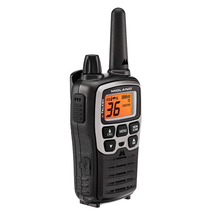 FRS Walkie Talkie 36 Channels 38 Mile Range With USB-C T71VP3