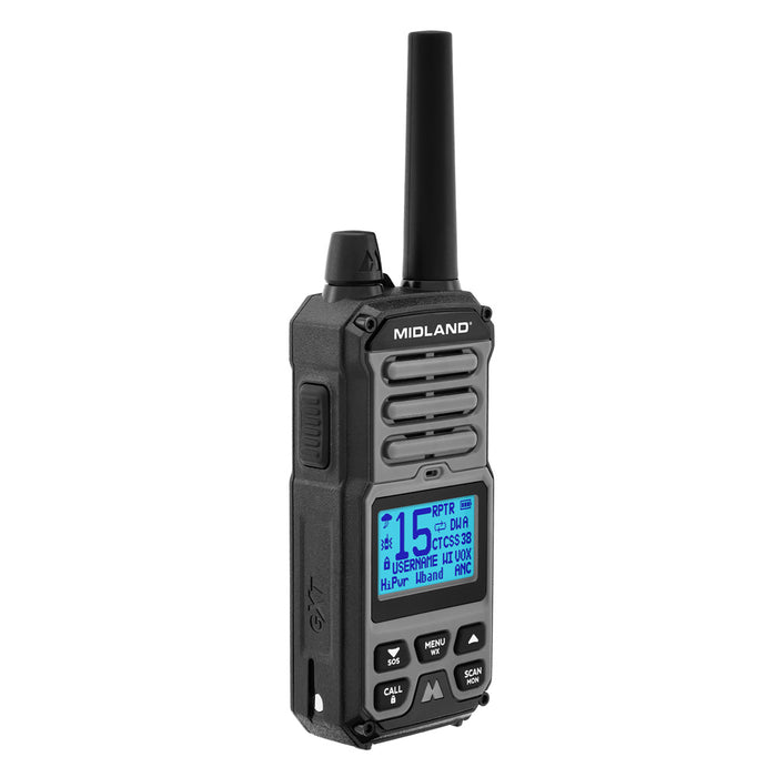 GMRS 5-Watt Walkie Talkie Pro 36 Channels GXT67