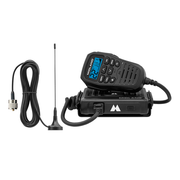 MicroMobile GMRS Two-Way Radio 15W 15 Channels USB-C Integrated Control Mic MXT275