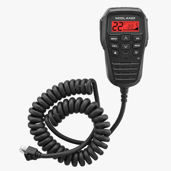 MicroMobile GMRS Two-Way Radio 15W 15 Channels USB-C Integrated Control Mic MXT275