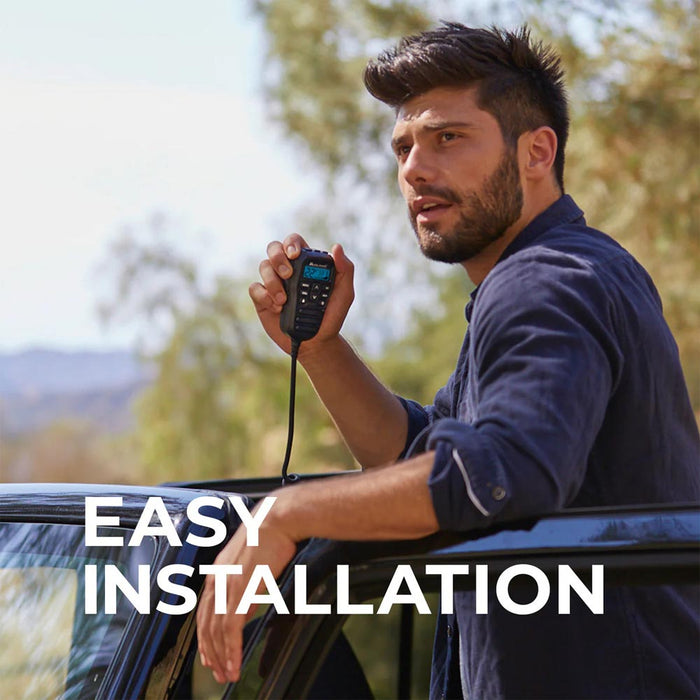 MicroMobile GMRS Two-Way Radio 15W 15 Channels USB-C Integrated Control Mic MXT275