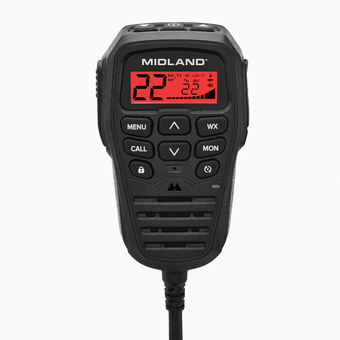 MicroMobile GMRS Two-Way Radio 15W 15 Channels USB-C Integrated Control Mic MXT275