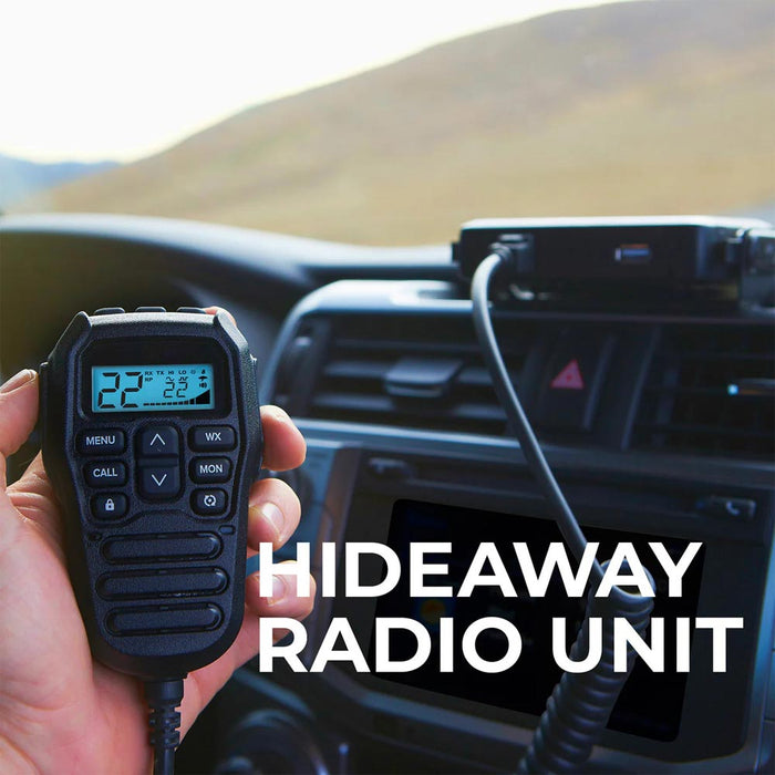 MicroMobile GMRS Two-Way Radio 15W 15 Channels USB-C Integrated Control Mic MXT275