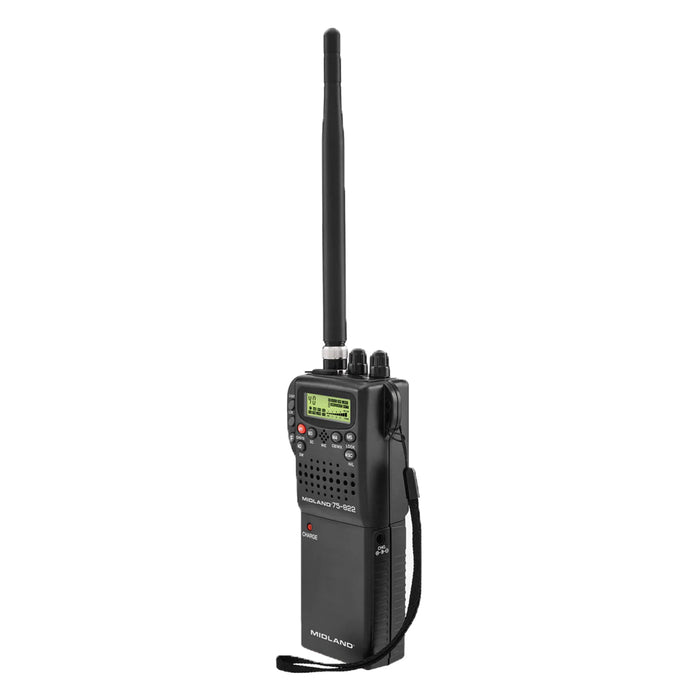 Portable CB Radio 4 Watts 40 Channels with Squelch Control 75-822