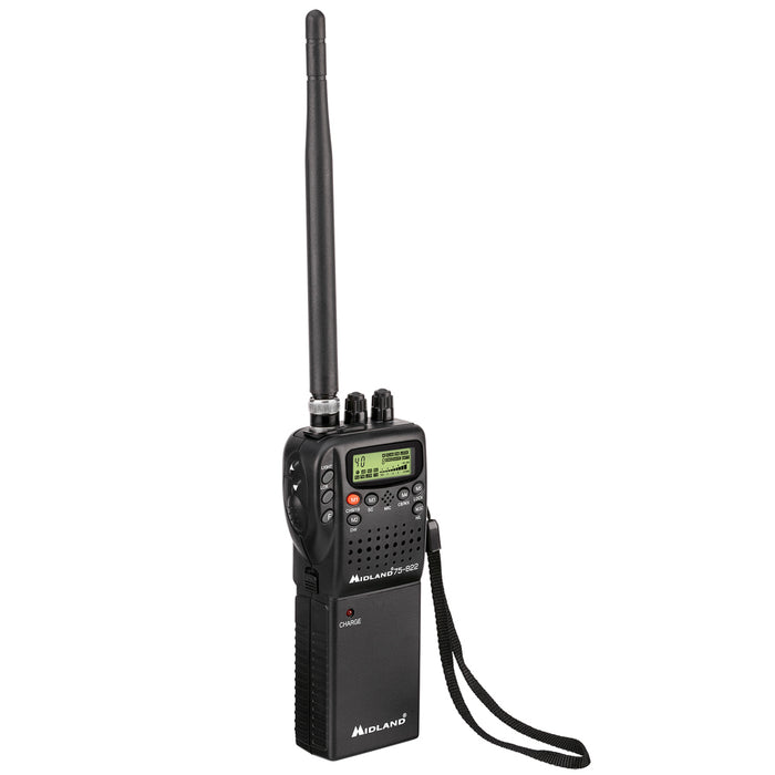 Portable CB Radio 4 Watts 40 Channels with Squelch Control 75-822
