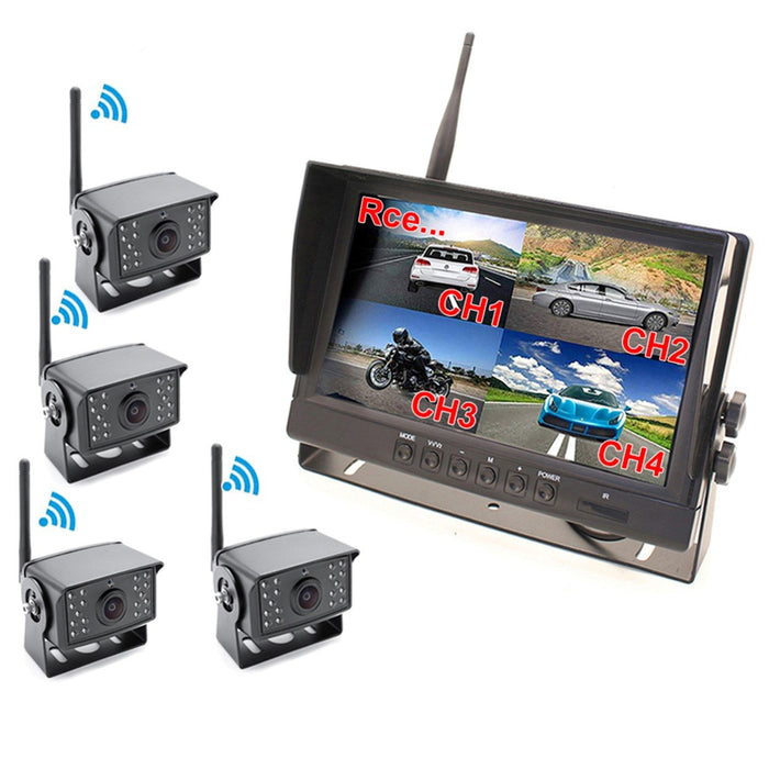 Wireless Backup Camera only! Works with 7" Wireless Backup Cam System with 1-4 Wireless cameras