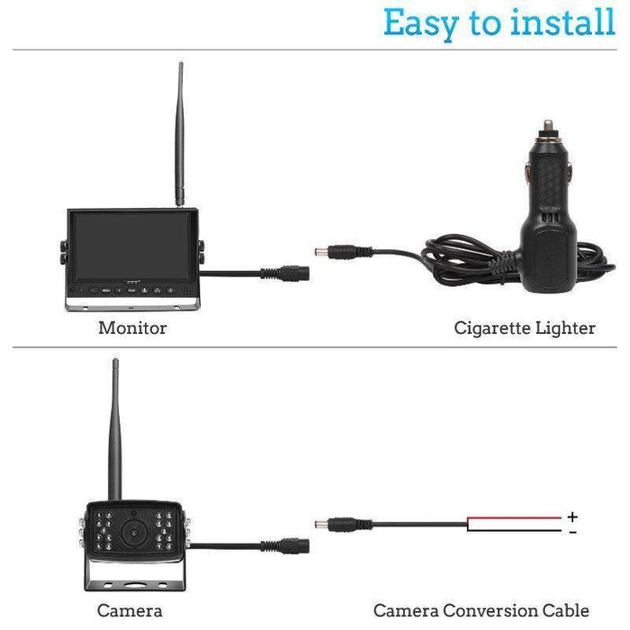 1st Gen Digital Wireless Backup Camera Heavy Duty with 7" LCD - DISCONTINUED