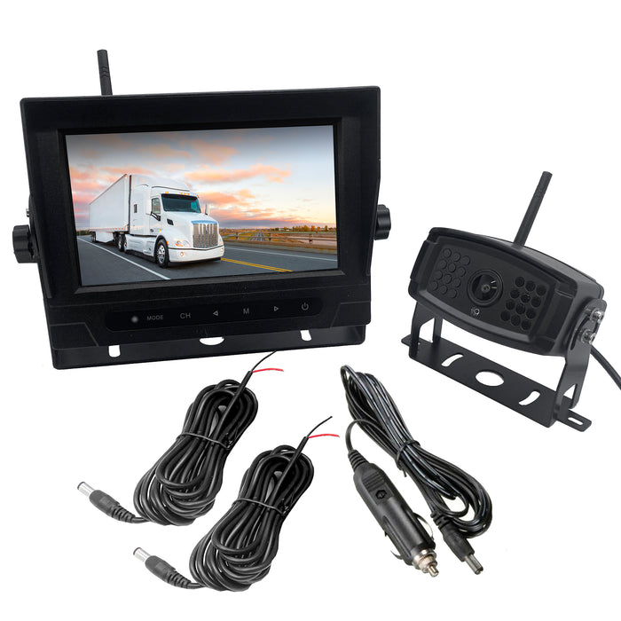 EagleEye Agri Cam Waterproof Wireless Backup Cam System w/Waterproof IP67 7" LCD