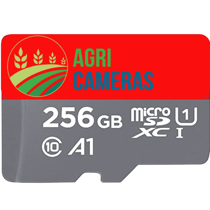 MicroSD 256GB Card with Adapter - Class 10  High Speed