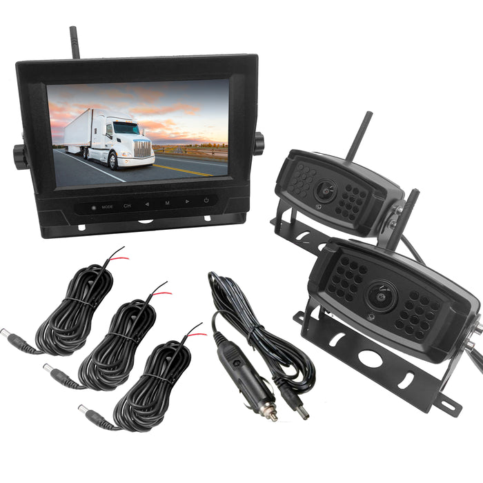 EagleEye Agri Cam Waterproof Wireless Backup Cam System w/Waterproof IP67 7" LCD