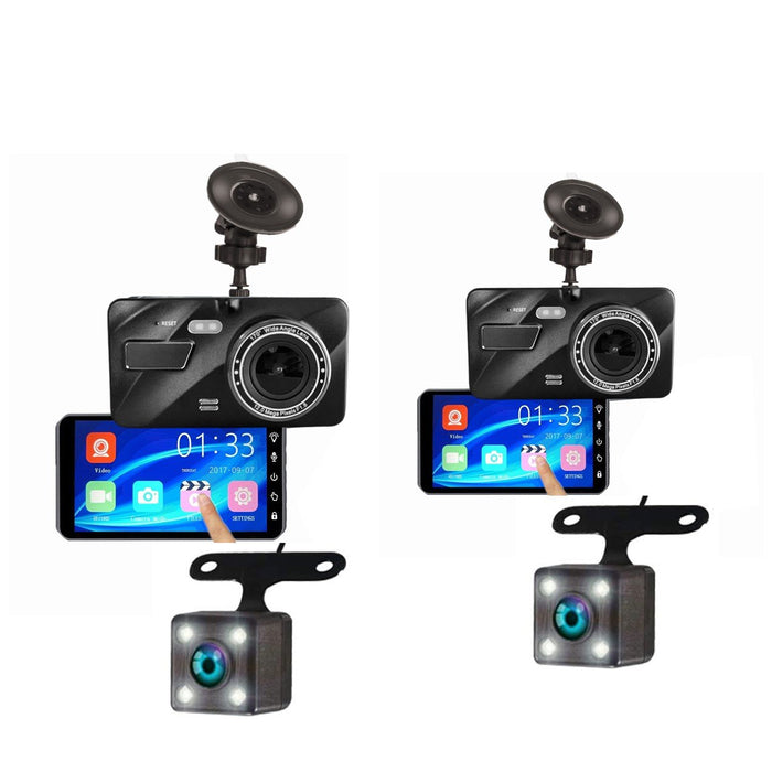 Agri-Farming QUAD 2nd Gen Prime AHD Dash Cam with Touch Screen! Record 4 Viewpoints at Once