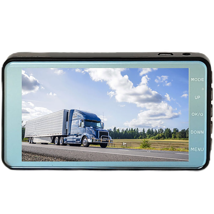 3rd Gen 1080P Blue Dash Cam w/ Touch Screen, 170 Degree Angle Camera