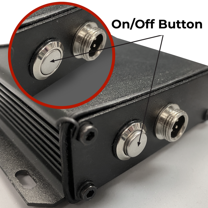 Portable Weatherproof Rechargeable Battery (10 hr) with Bracket (Ideal for trailers & RV's)