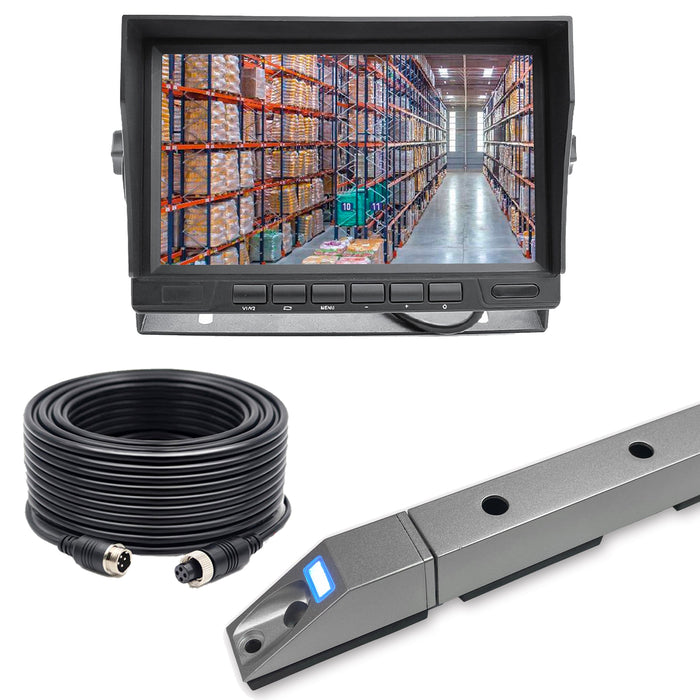 Forklift 1080P Camera System with 7inch LCD! Can use up to 2 Cams, Perfect for Forklifts, Built-in Magnet on Camera!