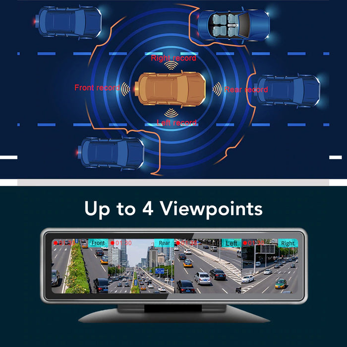 Agri-Farming LiveEye 1-4 Cam Live Streaming 4G/WIFI Dash Cam System - View 1 to 4 Cams from Anywhere in the World