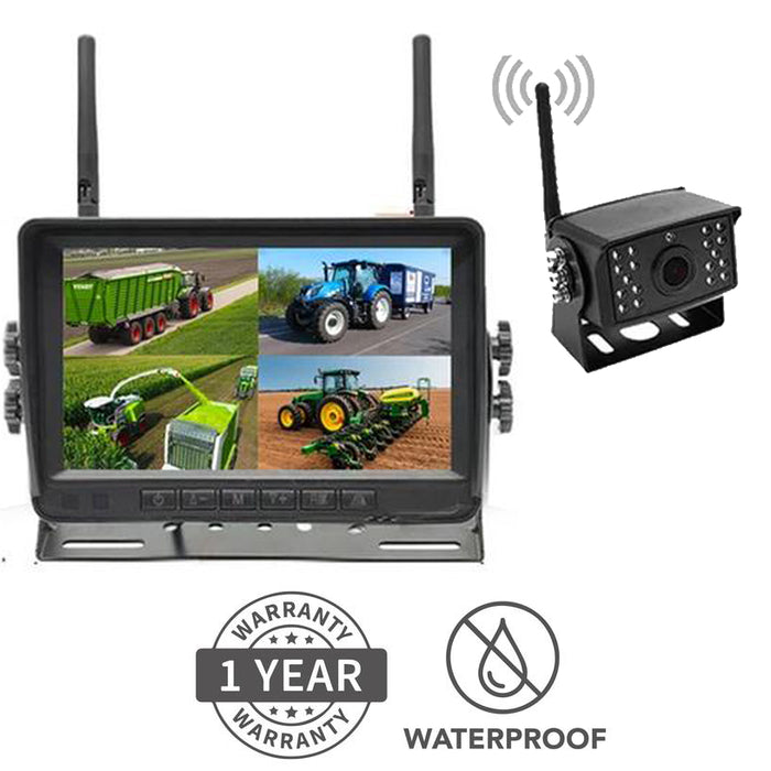 2nd Gen Agri Farming Wireless Backup Cam w/ 7" LCD, 200 ft range