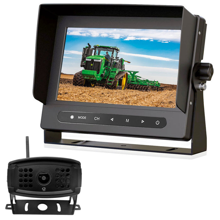 EagleEye Agri Cam Waterproof Wireless Backup Cam System w/Waterproof IP67 7" LCD