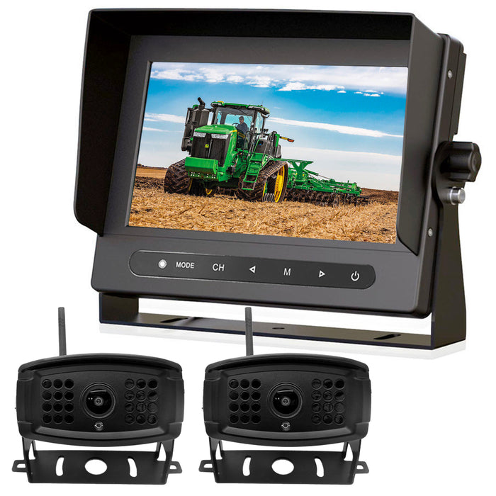 EagleEye Agri Cam Waterproof Wireless Backup Cam System w/Waterproof IP67 7" LCD