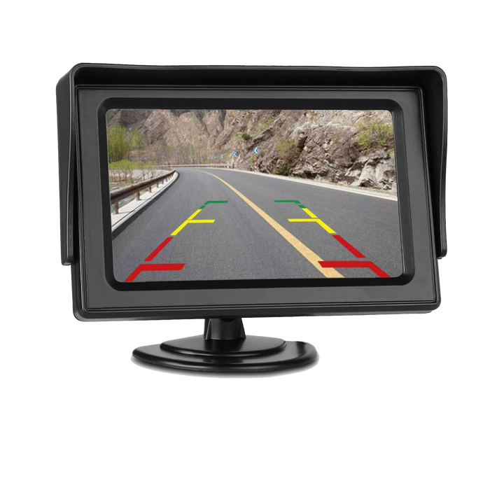 Wireless License Plate Camera with 4.3" LCD! Perfect for trucks, trailers, and more!
