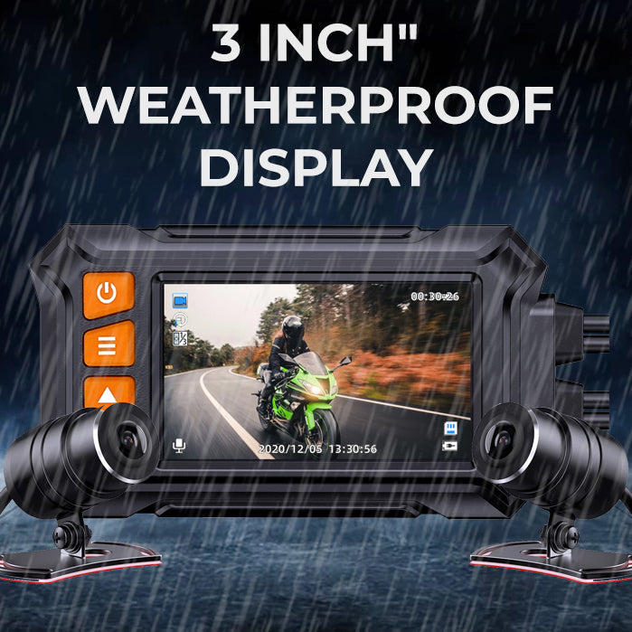 4th Gen MotoProCam Dual WiFi DVR Cam System for Motorcycles & ATV's