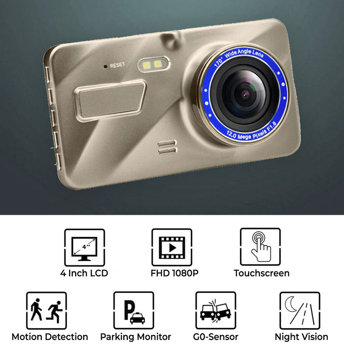 Agri-Farming Prime Gold Single DVR Dash Cam with Touch Screen - 4th Gen