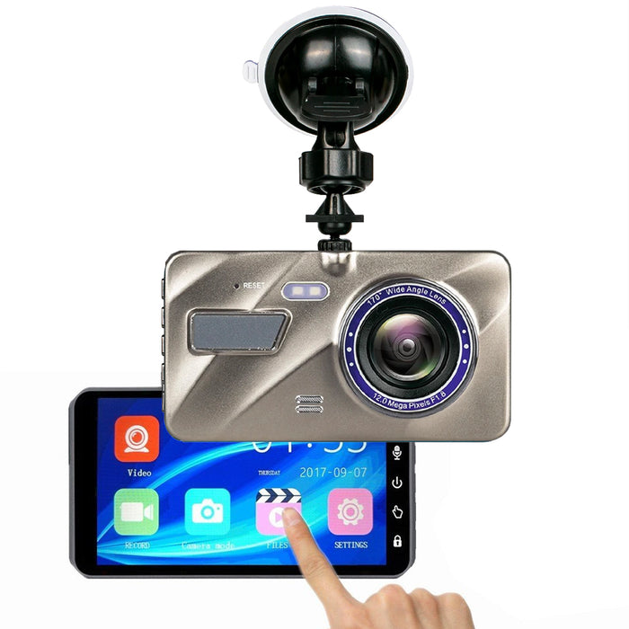 1080P Dash Cam 1080P Dual Dash Camera For Cars - Front & Inside Recording With 170° Wide Angle, G-Sensor, Night Vision 1080P Front And Inside Cam