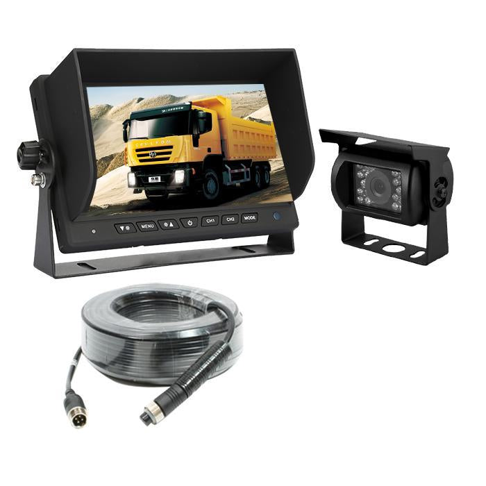 DISCONTINUED Wired Heavy Duty 720P Backup Camera System with 7" LCD! Optional 2nd Cam Available!