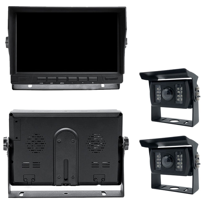 Farm Tech Multi-Cam 1 to 4 1080P DVR System with 7in LCD! Record & View up to 4 Viewpoints