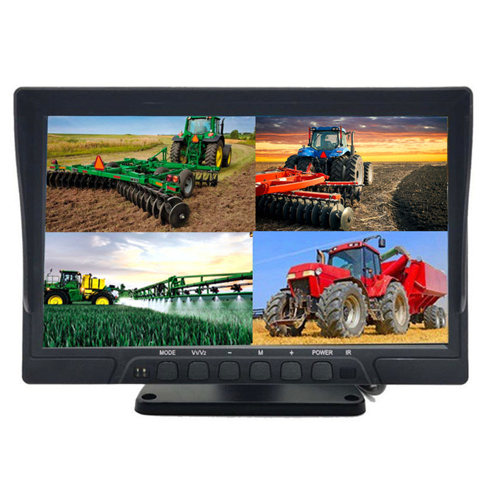 Agri-Farming 3RD Gen 1080P 2-4 WIRED DVR Camera System with 10" LCD