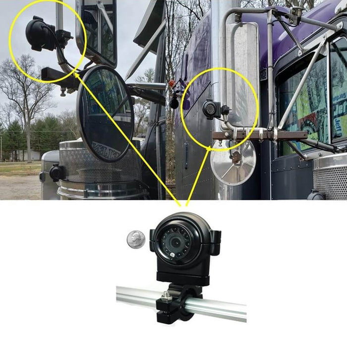 Agri Cam 1080P 3 to 8 Cam MDVR Black Box System w/ 7" LCD with up to 4TB HDD. Tamper-Proof & Heavy Duty System