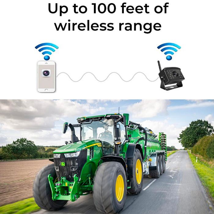 Agri Cam Heavy Duty WIFI Backup Camera! For Tractors, Farming Equipment!