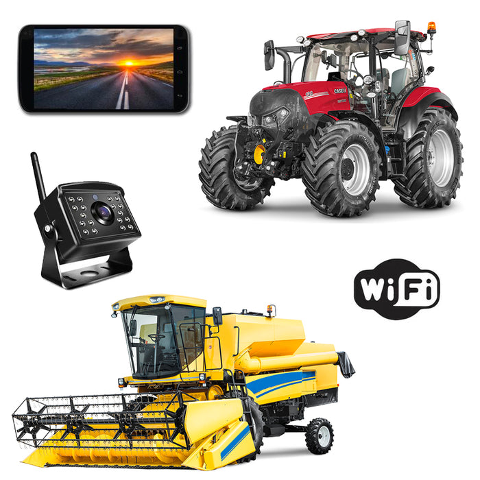 Agri Cam Heavy Duty WIFI Backup Camera! For Tractors, Farming Equipment!