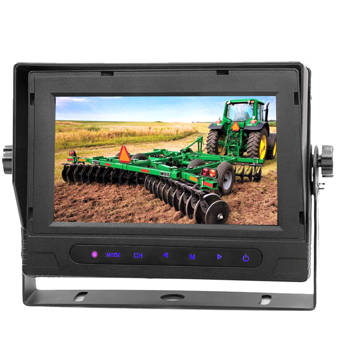 EagleEye Agri Cam Waterproof Wired Backup Cam System w/Waterproof IP67 7" LCD