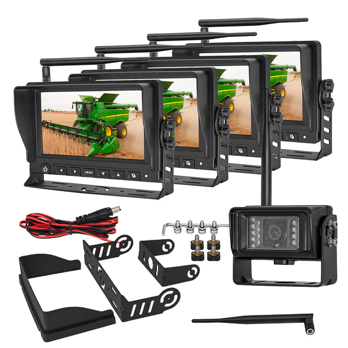 AgriCam Wireless Multi LCD Screen Camera System w/ Night Vision