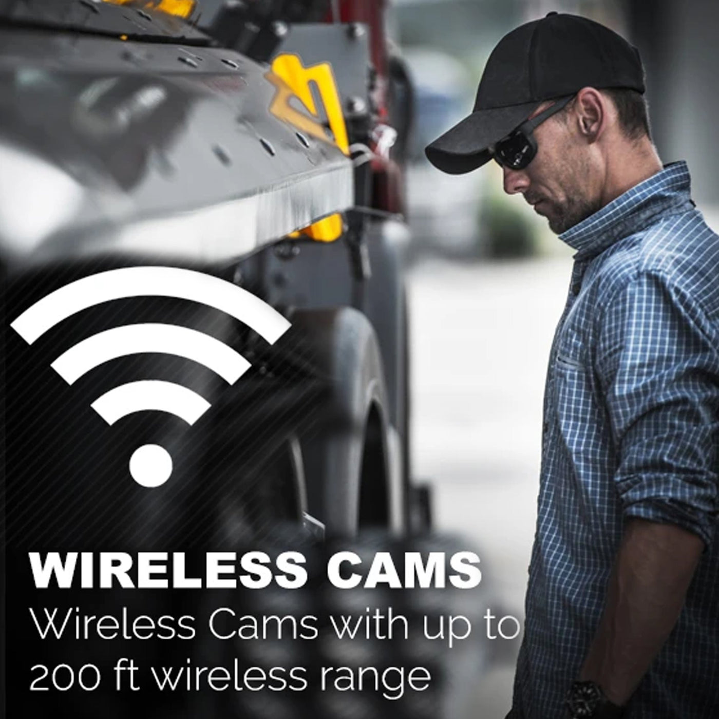 Agri Cam Heavy Duty WIFI Backup Cam w/ BuiltIn Battery & perf