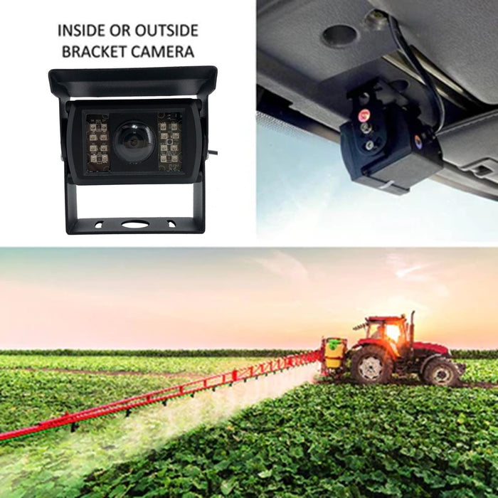 Agri Cam 1080P 3 to 8 Cam MDVR Black Box System w/ 7" LCD with up to 4TB HDD. Tamper-Proof & Heavy Duty System